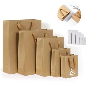 Custom Printed Eco-Friendly Kraft Paper Bags